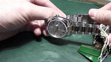 rolex no date springclasp adjustment|how to change Rolex date.